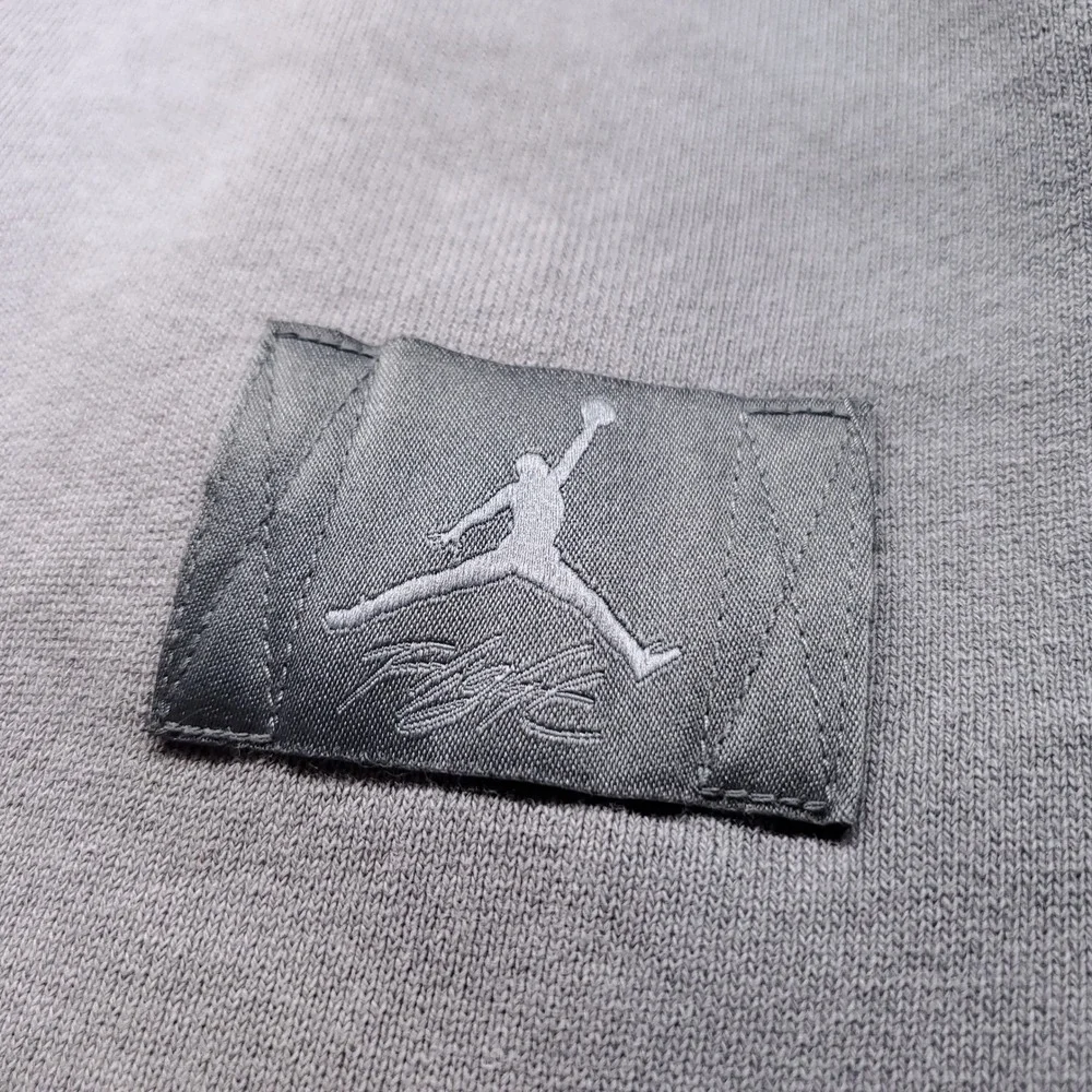 Jordan Flight Fleece Jogger Sweatpants Men M Grey Streetwear Athleisure Faded